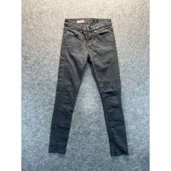 AG Adriano Goldschmied Jeans Womens 25 The Farrah Skinny‎ Crop Gray High Rise - Picture 1 of 13